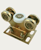 Vozíky pre samonosné koľajnicové brány, valce, príslušenstvo k bráne, výrobca Poľsko